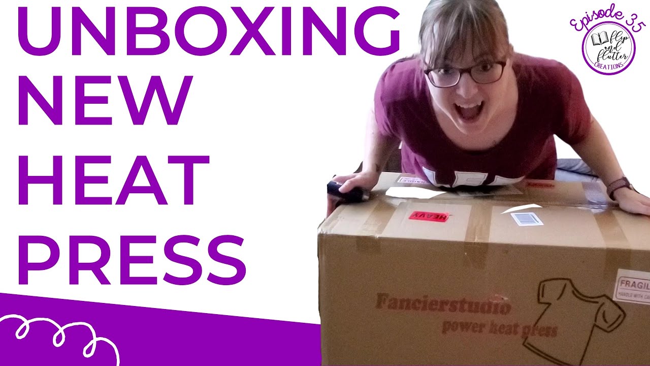 New Heat Press Unboxing  Fancierstudio 15x15 Heat Press Machine