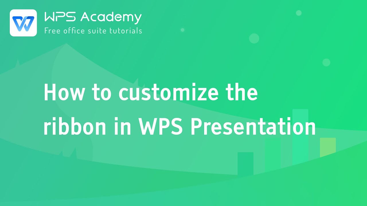 [WPS Academy] 2.9.0 Excel: How to customize the ribbon in WPS ...