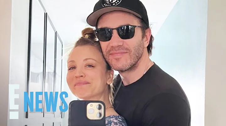 Kaley Cuoco & Tom Pelphrey Cradle Her Baby Bump in...