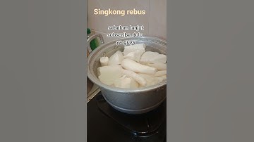 Membuat singkong rebus enak dan gurih
