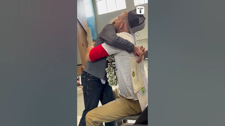 Dad Travels 2000 Miles To Surprise Son At Graduati...
