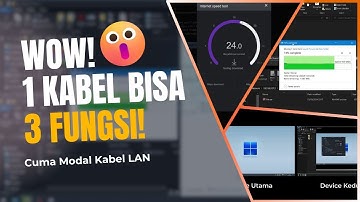 Begini Cara Berbagi Internet, File, dan Layar Hanya Pakai Kabel LAN