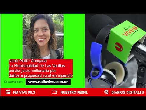 Entrevista a la Dra Nahir Piatti, juicio millonario perdido por la Municipalidad de Las Varillas por