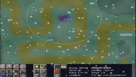 Tower Defence game made with game maker