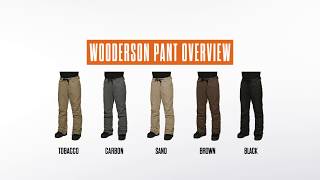 2018 NWT MENS THIRTYTWO WOODERSON SNOW PANTS $170 brown mid fit 