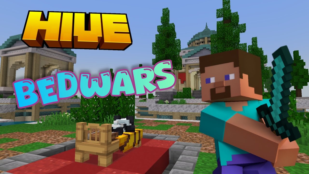BEDWARS IN MOBILE OF HIVE  || SQUAD GAMEPLAY || 