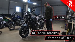 '16 Yamaha MT-07 *eilinis siurprizas **1 - Dirbtuviu Kronikos