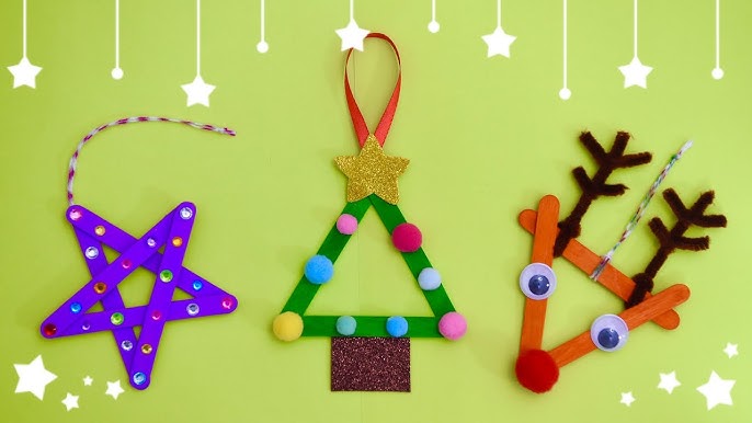 DIY Christmas Craft Ornaments - Kids Holiday Arts and Crafts Box – I Create  Art