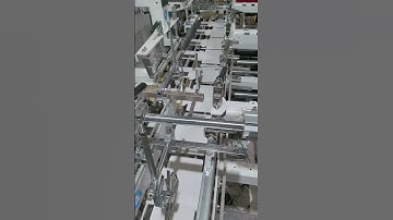 4&6 corner box with lid in XS-850 folder gluer Machine  #folding #foldinggluing
