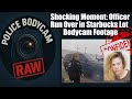 Shocking Moment: Officer Run Over in Starbucks Lot | Bodycam Footage 🇺🇸 USA