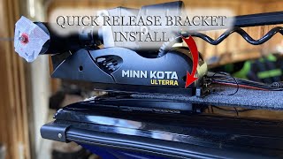 Minn Kota Ulterra Quick Release Bracket: How to Mount it to Your Trolling Motor