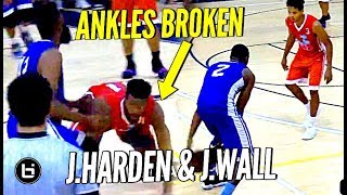 James Harden Drops Defender & John Wall Hits Between Defenders Legs?? Miami Pro League Highlights