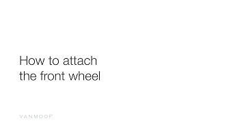 VanMoof S3 & X3 | How to attach the front wheel