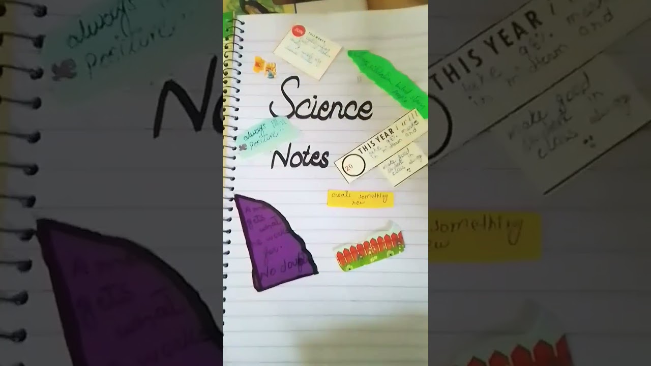 total page for science notes😊😲💕