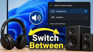 How to Switch Between Headphones and Speakers Without Unplugging on Windows 11 screenshot 4
