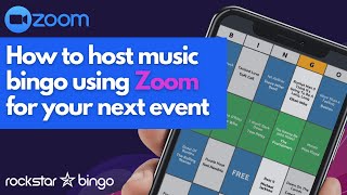 How to Host a Music Bingo Game Using Zoom for your Next Party or Office Party Night screenshot 5