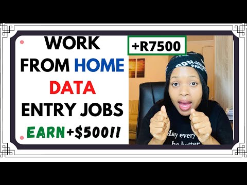 WORK FROM HOME DATA ENTRY JOBS