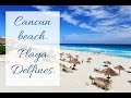 Cancun beach. Playa Delfines Cancun. Best beach in Cancun Mexico.