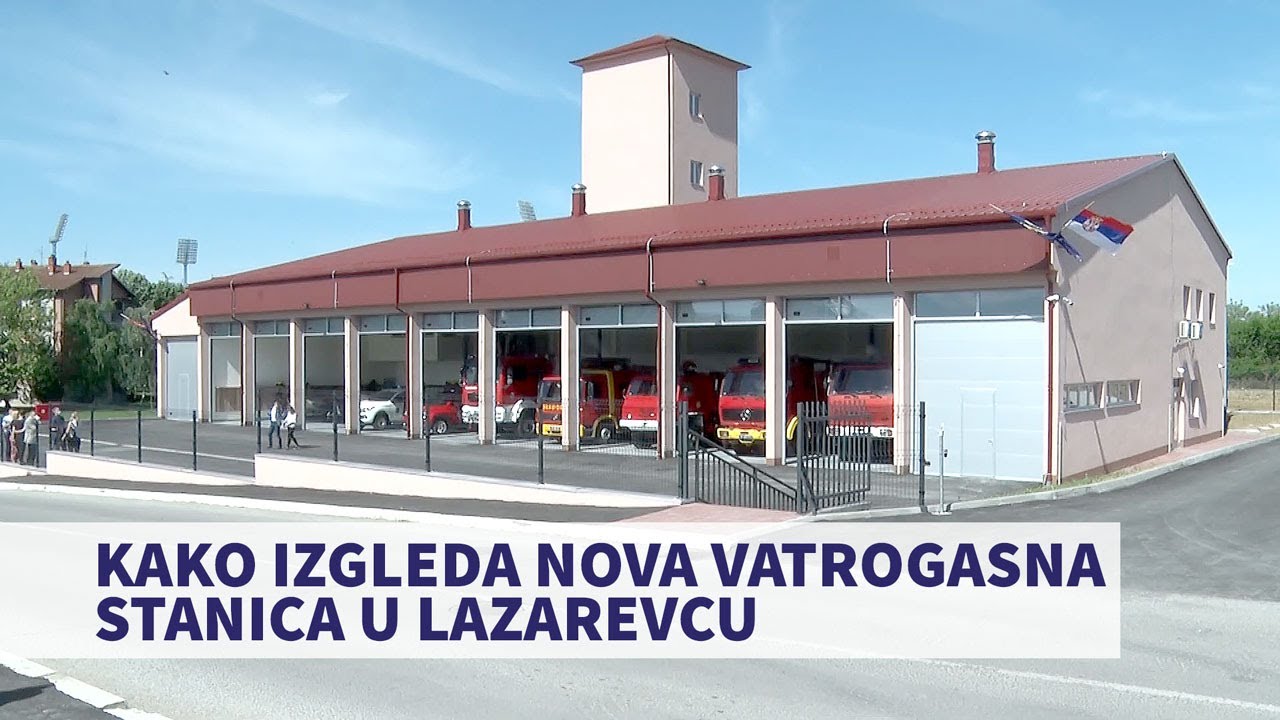 Obilazak novog vatrogasnog doma u Lazarevcu