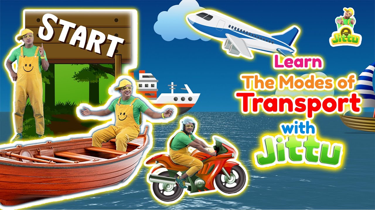 Exploring Modes of Transportation with Jittu | Learn the transportation modes #transportation