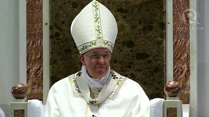 Cardinal Tagle's speech to Pope Francis