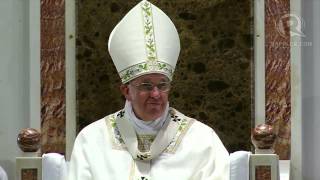 Cardinal Tagle's speech to Pope Francis