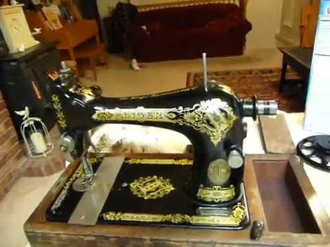 Servicing An Old Treadle Or Hand Crank Singer Sewing Machine Antique Awesome Old Sewing Machine Singer Servicing An Old Treadle Or Hand Crank Singer Sewing Machine Antique Awesome Old Sewing Machine Singer