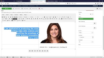 Learn Joomla 3.8+ : 8 :  Add Custom HTML Module