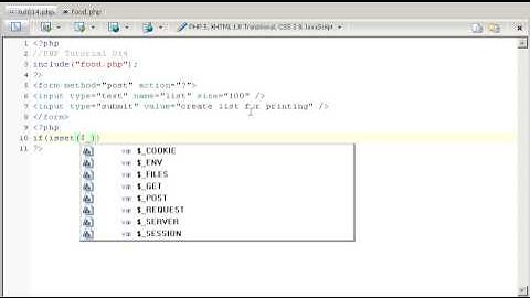 PHP Tutorial 014 Part 1/3 Going over processing Data entry