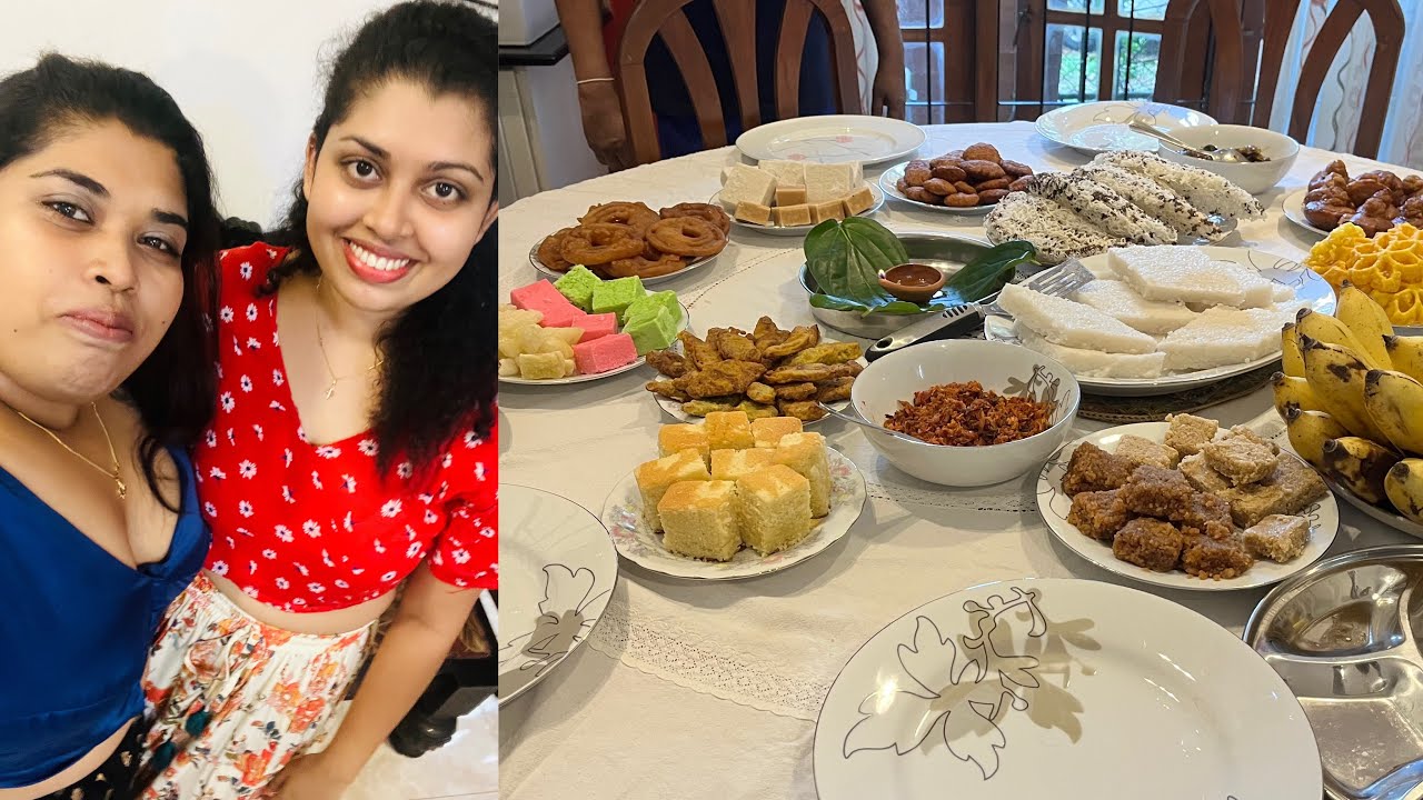 Family new year celebration- අපි අලුත් අවුරුද්ද සමරපු හැටි - YouTube