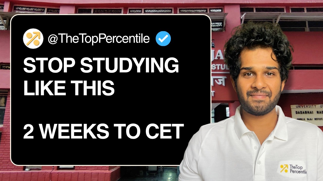 2 Weeks to CET? Don’t Study Like This