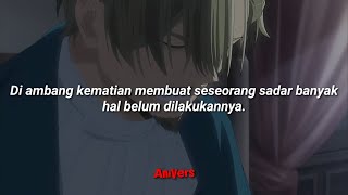 Aku mohon pada kalian lindungi dia | kata kata anime sad | sad anime moment | story anime sad