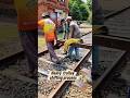 Railway heavy trolley shifting process.. 🛞🛞 || #viral #railway #shorts #trending #trolley #workers