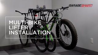 Bike Lifter Installation  Garage Smart MultiBike Lifter