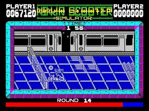 Ninja Scooter Simulator Walkthrough, ZX Spectrum