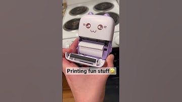 This Mini Phone Printer lets me print fun stuff🤣