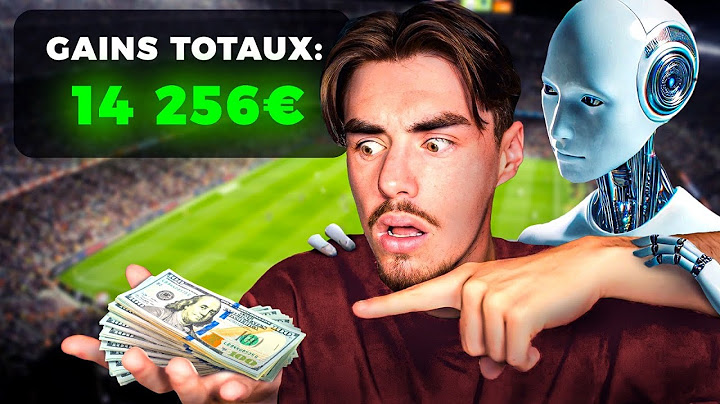 J'ai essayé les Paris Sportifs avec une IA qui prédit les Matchs