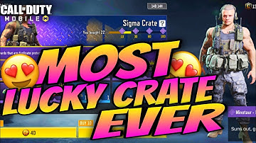 🤩CODM SIGMA CRATE OPENING🤩 CODM CRATE OPENING | COD MOBILE CRATE OPENING | CODM | CODMOBILE | COD