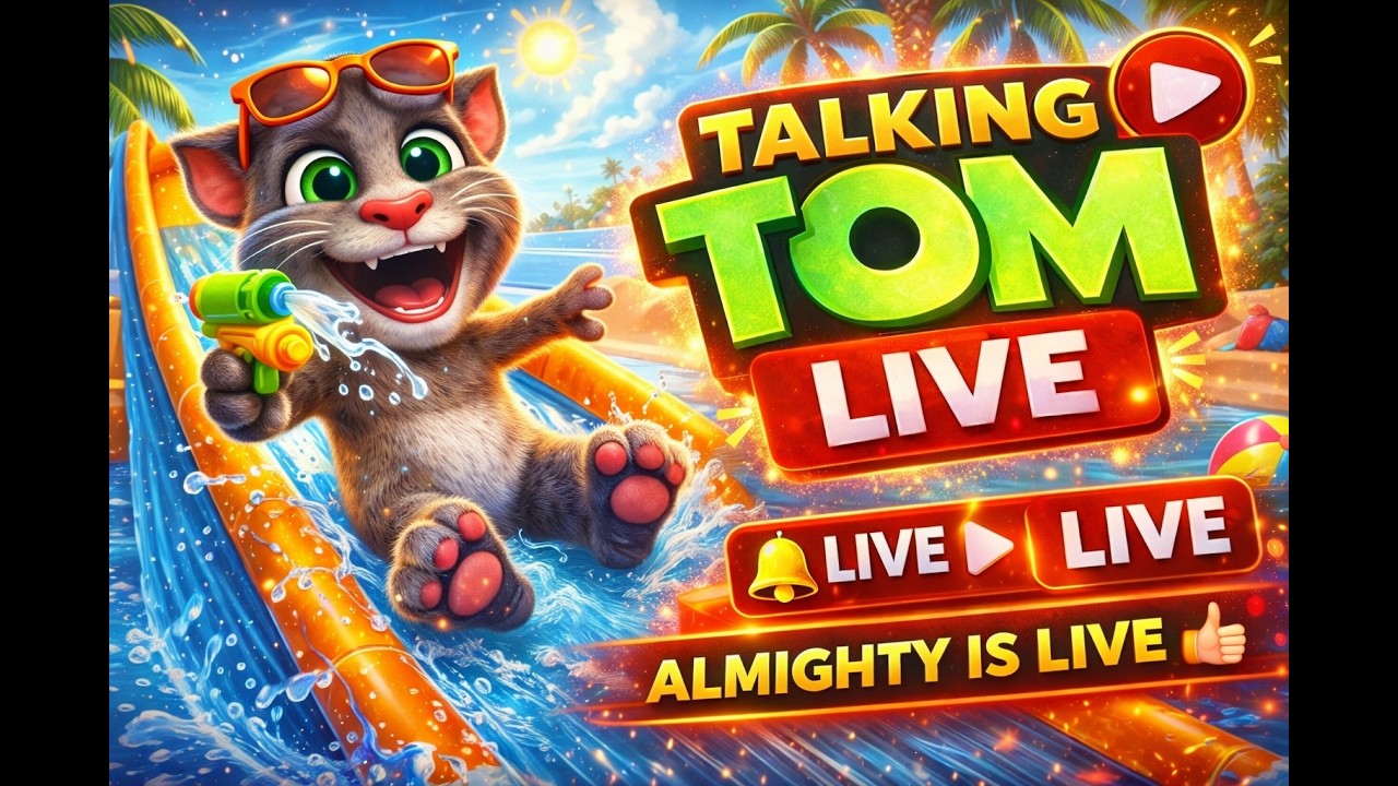 LIVE 🔴 Talking Tom Gameplay 2026 | Crazy Funny Moments 😂 | Almighty Zone Gaming