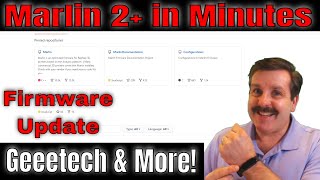 Update Marlin Firmware in Minutes Geeetech A10M & MORE! Simple Steps