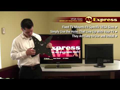 How To Measure TV VESA Size -- What is VESA Mount Pattern | AV-Express