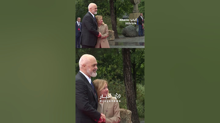 Albania’s PM kneels to greet his Italy’s Meloni