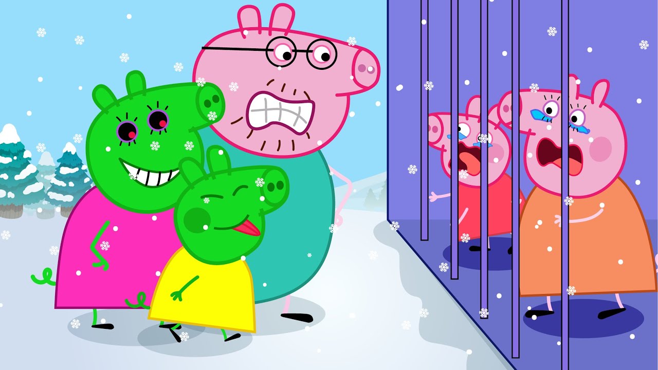 Please Save Peppa and Mummy Pig! Zombies Appear At The Pig City