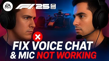 Fix F1 25 Voice Chat or Mic Not Working in Multiplayer | EA Sports F1 25 Mic Fix (PC, PS5, Xbox)