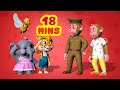 Bandar Mama and the Prankster | Hindi Rhymes for Children Collection | Infobells