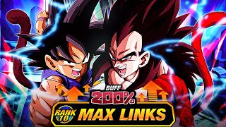 The Best Level 10 Links 100% Lr Gt Goku & Ssj4 Vegeta Dbz Dokkan Battle