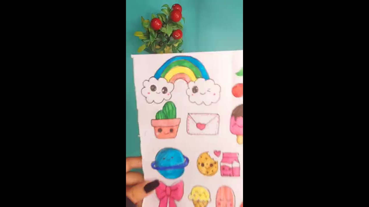 DIY Cute Stickers Without Any Tape Shorts