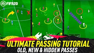 FIFA 20 PASSING TUTORIAL - COMPLETE GUIDE TO PERFECT PASSING | ALL NEW FEATURES