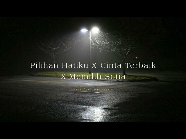 Pilihan Hatiku X Cinta Terbaik X Memilih Setia [tiktok version] class=