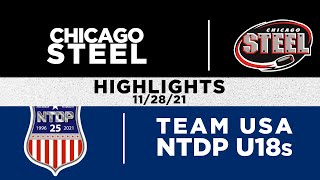 11.28.21 HIGHLIGHTS: Team USA NTDP U18s, 7. Chicago, 5.